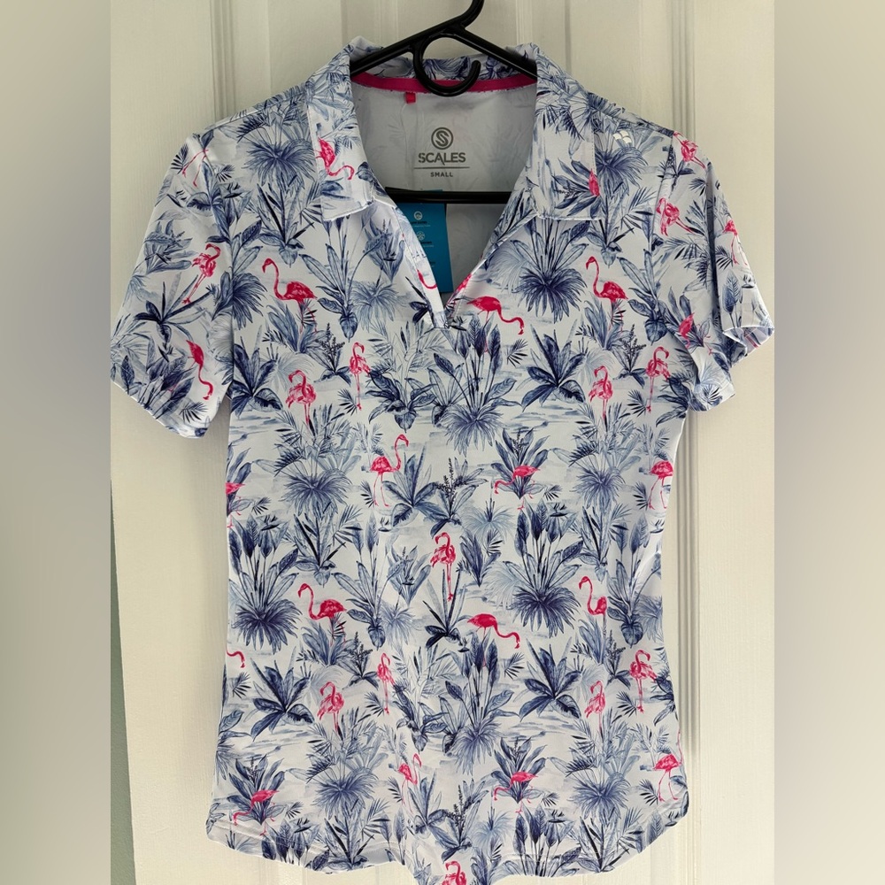 Scales Tropical Short Sleeve Top